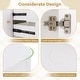 preview thumbnail 6 of 17, Kids Toy Storage Organizer with Open Shelf and 2 Drawers for Playroom - 42" x 12" x 24.5"