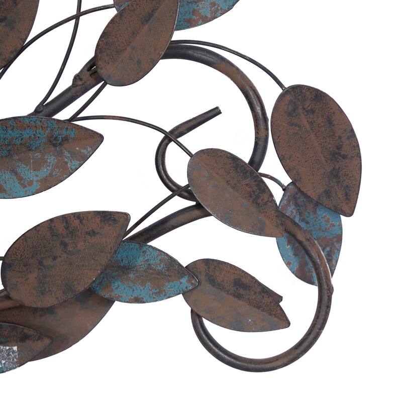 Blue Iron Traditional Wall Decor Floral and botanical