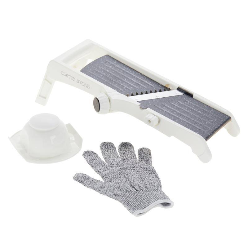 Curtis Stone Dura-Pan Nonstick Mandoline 787-685 - White
