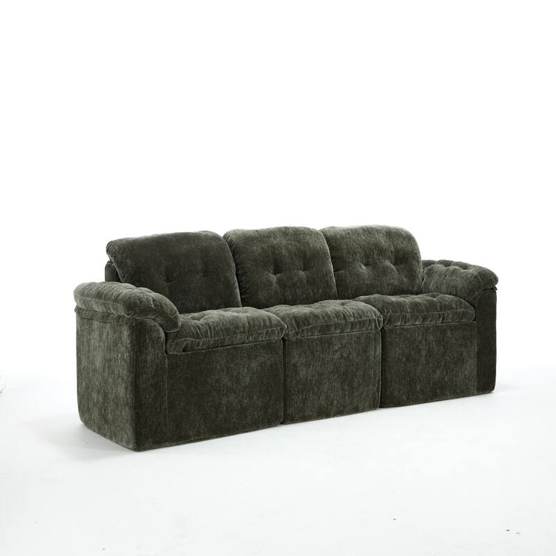 Modular Convertible Cushioned Sleeper Sofa Set