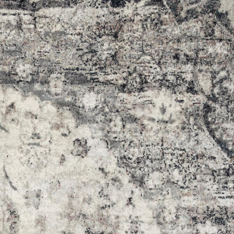 Alexander Home Contessa Distressed Transitional Medallion Rug