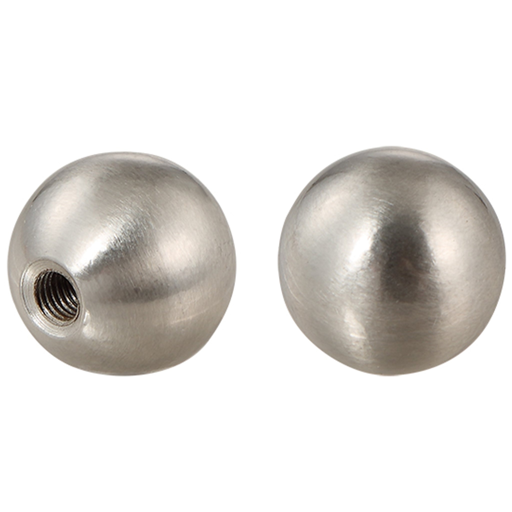 Brushed nickel store lamp finial
