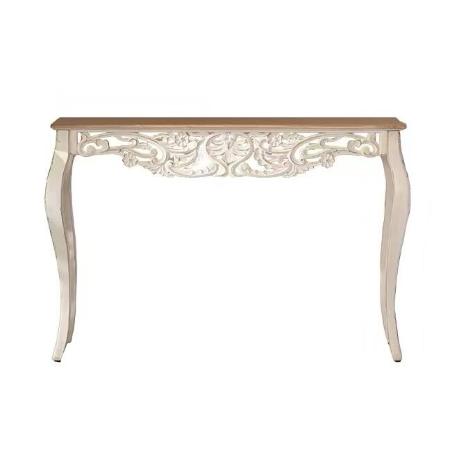 Antique White Console Table Side Table Sofa Table for Living Room, Accent Table Entryway Table Hallway Table - Antique White