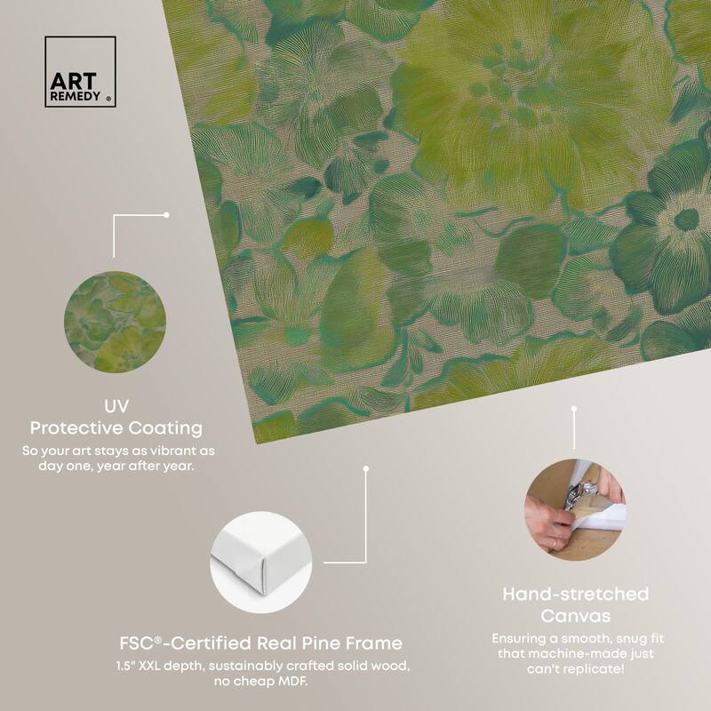 Verdigris Vista Canvas by Art Remedy, Gallery Wrapped