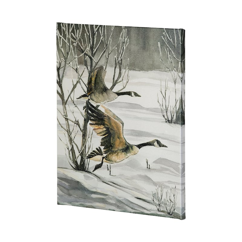 Life in North II (40 x 50) Canvas Art Print