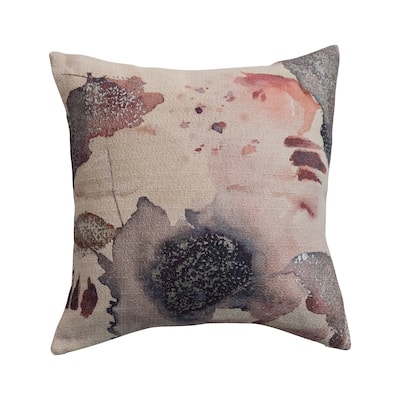 Woven Cotton Printed Pillow with Design and Foil