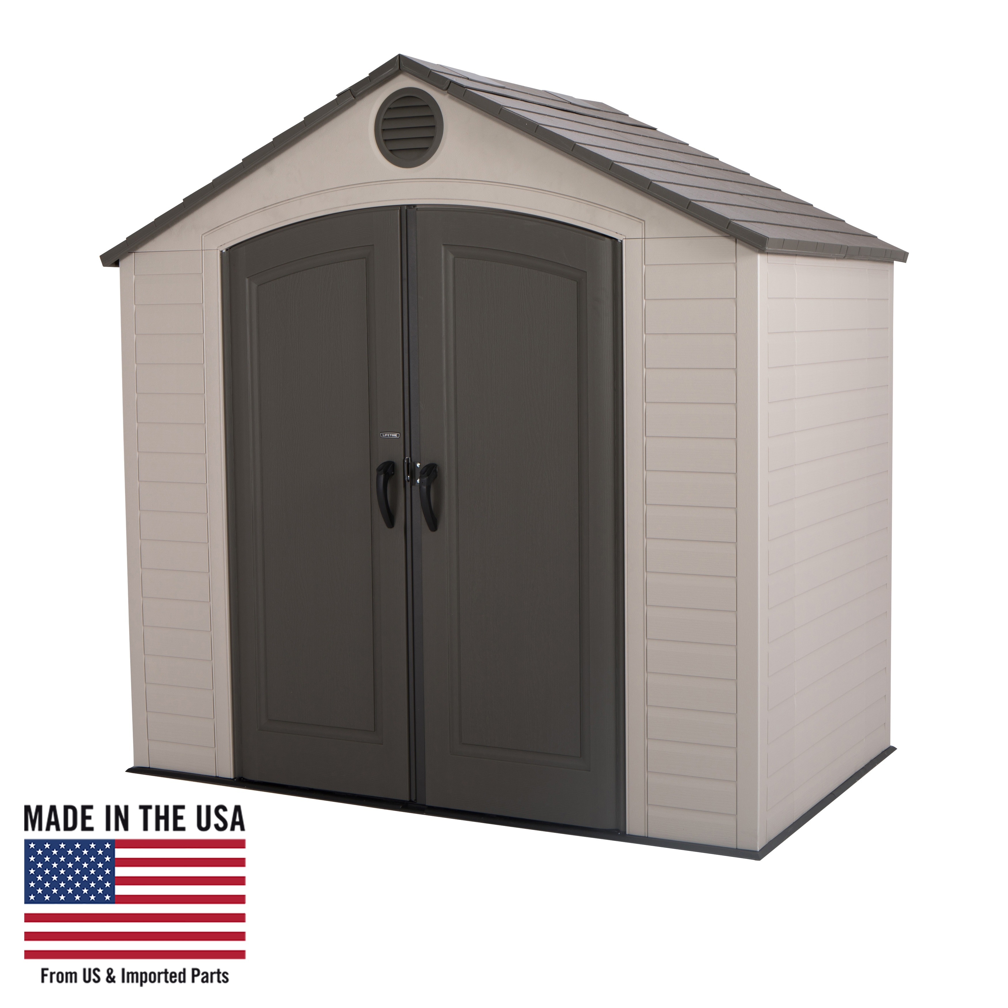 Lifetime 8 Ft. x 5 Ft. Outdoor Storage Shed (6418)