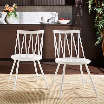 Truman Zigzag Low Back Windsor Classic Dining Chairs (Set of 2) by iNSPIRE Q Modern