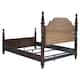 Andover Four Poster Bed Dark Oak