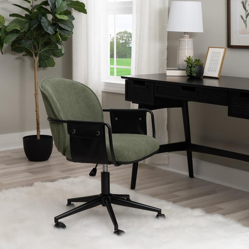 Karri Adjustable Office Chair with Black Base