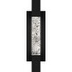 preview thumbnail 2 of 3, Matte Black LED Outdoor Wall Lantern from the Solace Collection