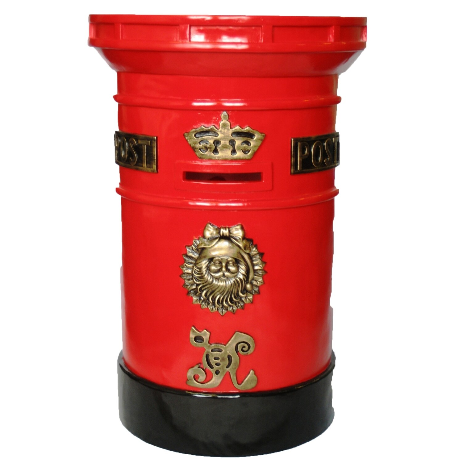 Shop Christmas At Winterland Wl Mailbox 36 Tall Polyresin Santa North Pole Multicolor Overstock 13375061