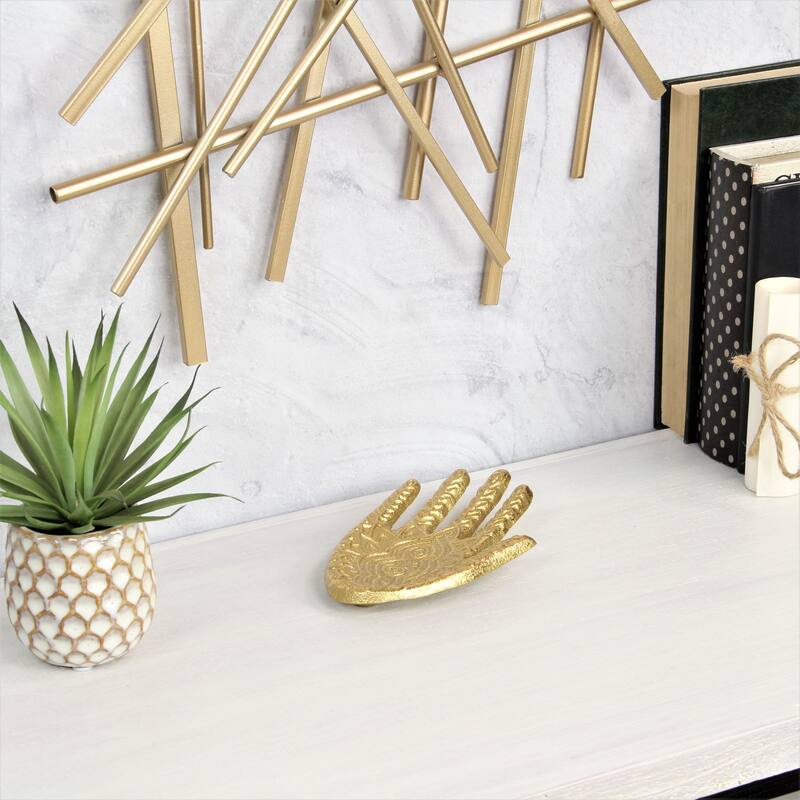 Gold Metal Alain Eastern Inspired Table Decor