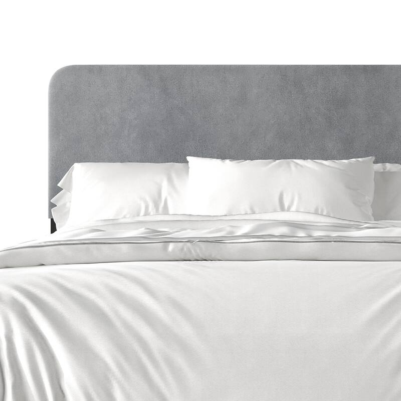 CraftPorch Minimalist Velvet Upholstered Bed