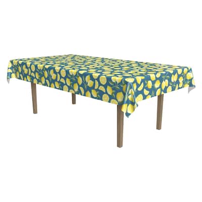 16" Vibrant Unique Lemon Designed Tablecover
