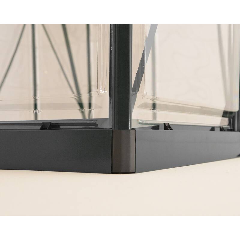 Harmony 6 ft. Silver & Grey /Clear DIY Greenhouse Kit