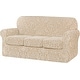 preview thumbnail 23 of 25, Subrtex Jacquard Damask Sofa Slipcover Cover with 3 Separate Cushion Cover