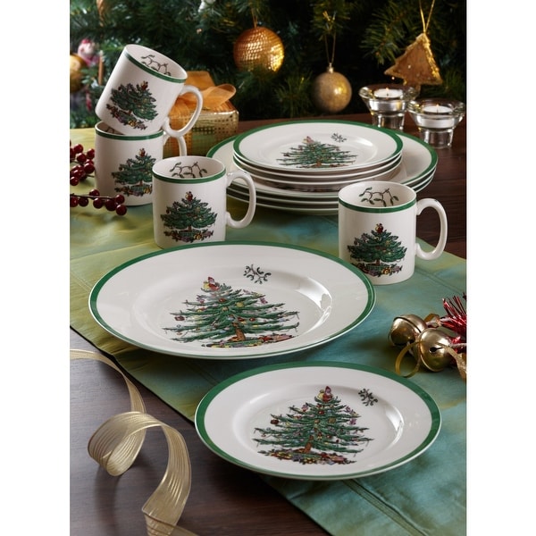 Spode Christmas Tree 4 Piece Place Setting - 11.2