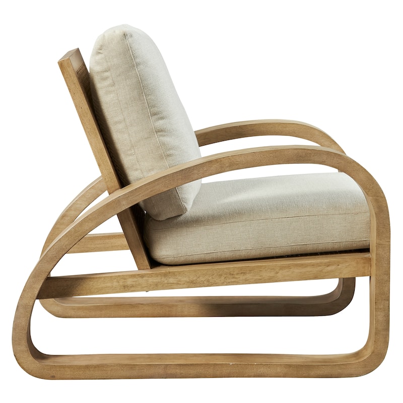 Uttermost Barbora Wooden Accent Chair - 30.5"W x 32"H x 37.5"D