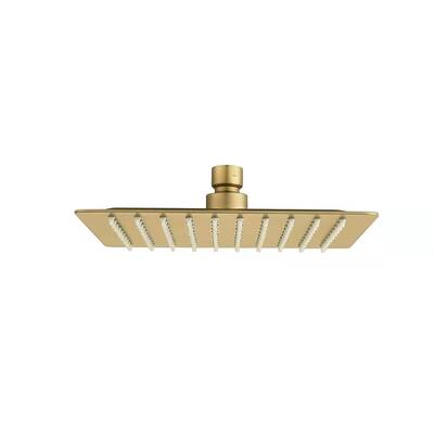 Bathroom Square Round 10/12" Rainfall Air Boost Full Spray Shower Head