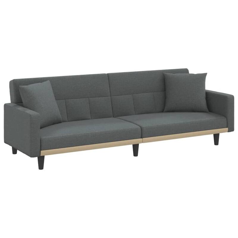 vidaXL Sofa Bed Loveseat Convertible Sofa Bed with Cushions for Studio Fabric - 86.6" x 35" x 27.6"