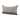 Zadie 14L x 26W Light Gray and Dark Gray Fabric Color Blocked Decorative Pillow Cover
