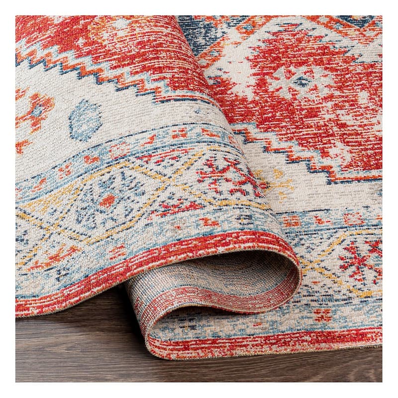 Livabliss Huntington Beach Bohemian Tribal Indoor / OutdoorArea Rug