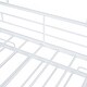 preview thumbnail 40 of 52, Metal House Bed with Trundle, Sturdy House Shaped Bedframe w/Built-in Shelf & Grid for Kids Bedroom, Dorm, No Box Spring Needed