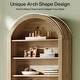 preview thumbnail 21 of 21, 78.7" Tall Modern Arched Bookcase