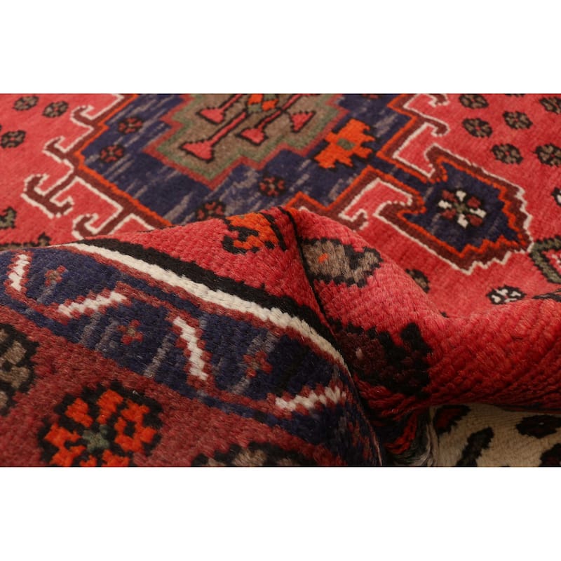 ECARPETGALLERY Hand-knotted Andelz Red Wool Rug - 3'1 x 4'9