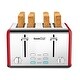 preview thumbnail 18 of 16, Stainless Steel 4-Slice Toaster Oven With Dual Control Panels