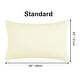 preview thumbnail 43 of 46, 2 Pcs Zippered Pillowcases, Brushed Microfiber Pillow Case Cover Standard(20"x26") - Pearl White