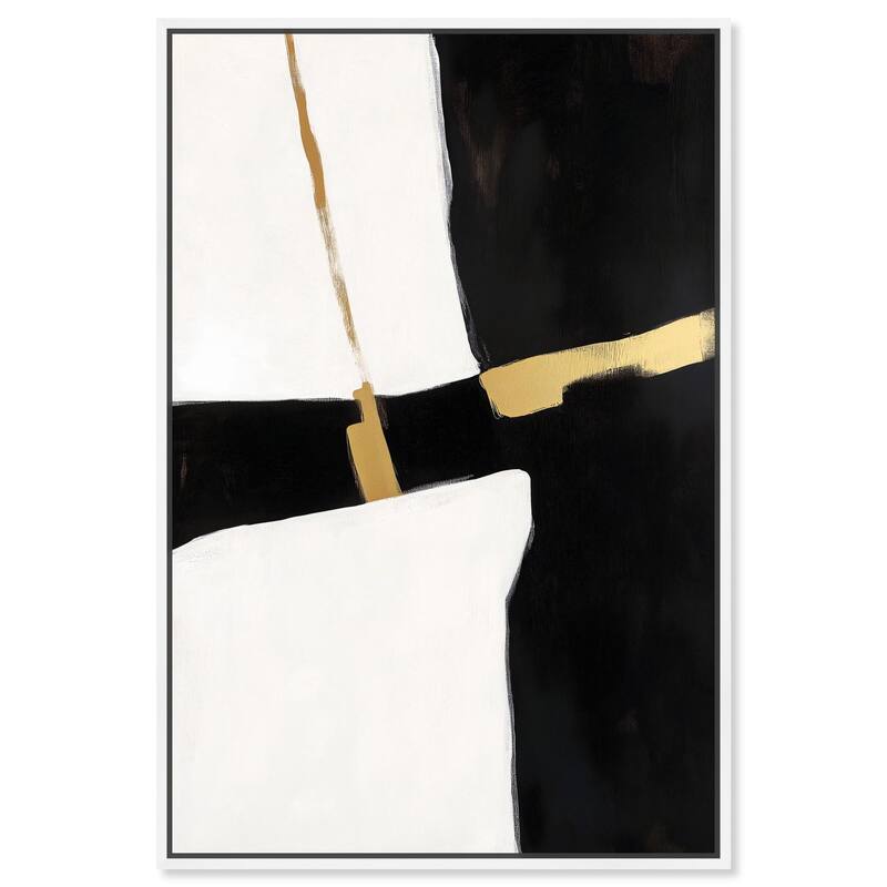Dichotomy III Canvas by Art Remedy - White - 24" x 36"
