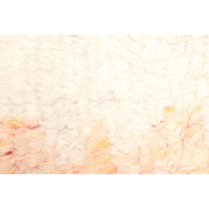 ECARPETGALLERY Hand-knotted Tangier Cream Wool Rug - 5'11 x 7'9