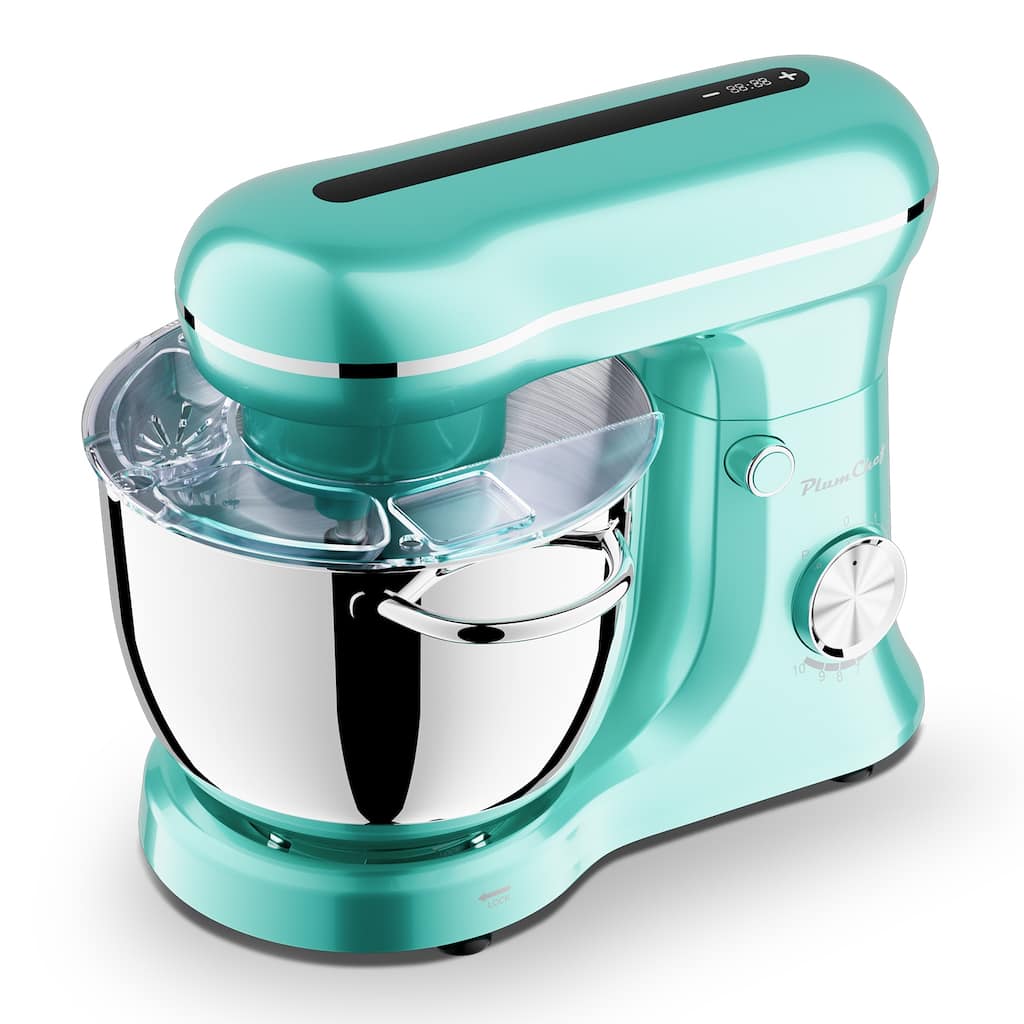 5L+4.5L Electric Food Mixer with timing, 12 Speeds Portable Lightweight Kitchen Mixer for Daily Use