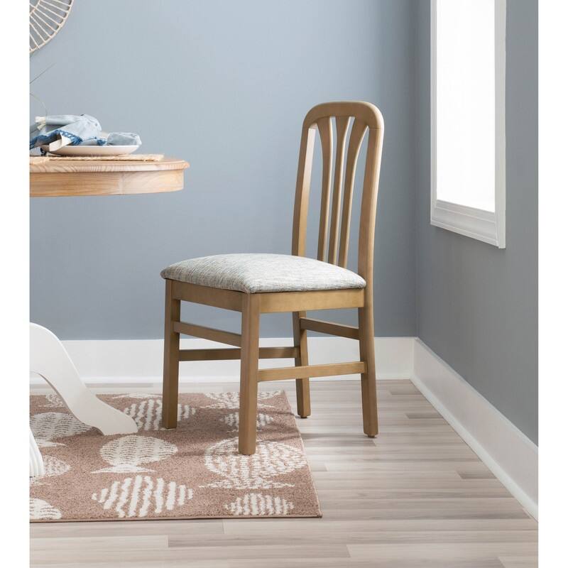 Linon Pendale Solid Wood Farmhouse Dining Side Chair (Set of 2)