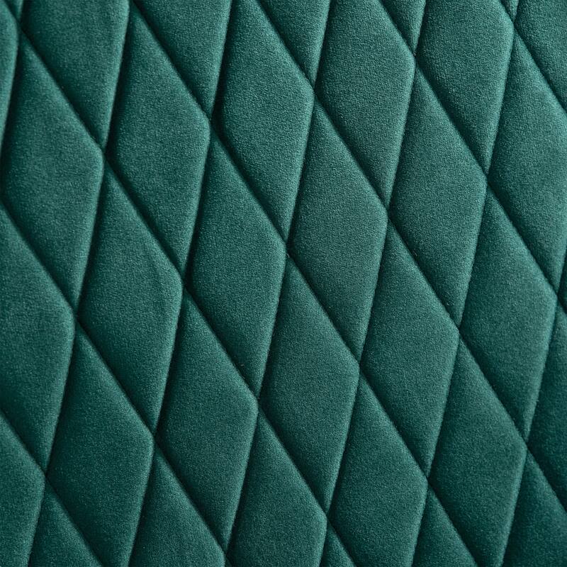 Retro Green 23.03" High Back Accent Chair with Solid Frame
