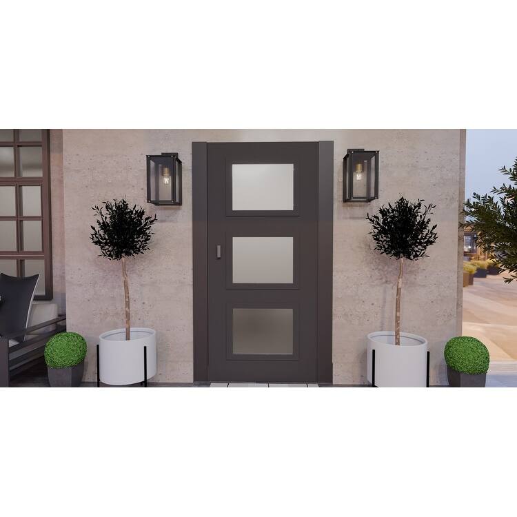 Matte Black One Light Outdoor Wall Mount from the Robbins Collection