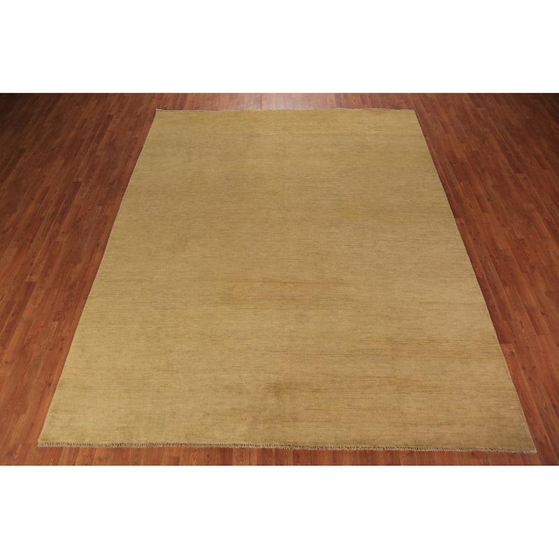 Gabbeh Oriental Area Rug Hand-Knotted Tribal Wool Carpet - 7'11" x 9'9"