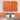 Porch & Den "Indian Orange Composition" Premium Canvas Wall Art