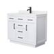 Option White / White Quartz Top / Matte Black Hardware