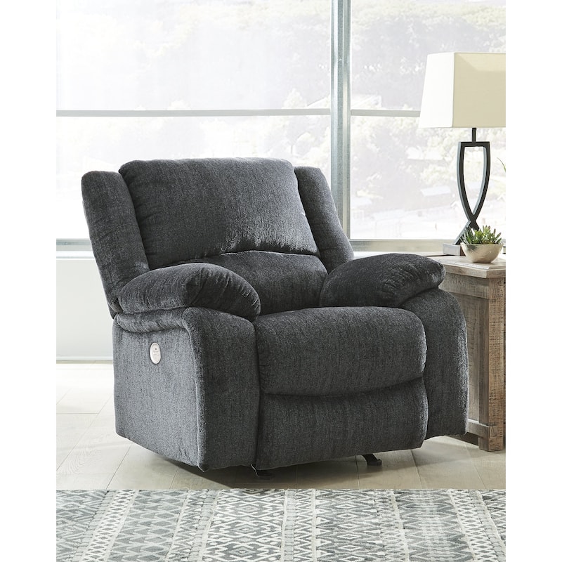 Draycoll Power Rocker Recliner, Gray