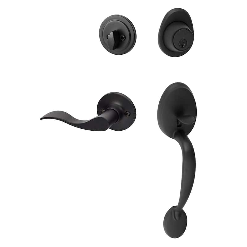 Sure-Loc AT507-SB LH Alta Left Handed Sectional Single Cylinder Keyed - Flat Black