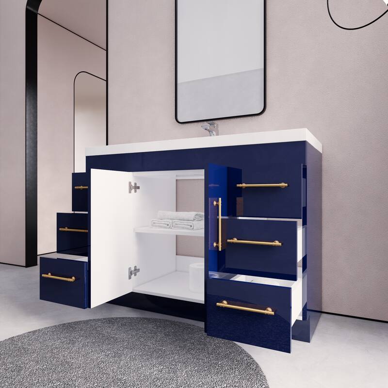 Eliza 48'' Freestanding Vanity with Single Sink