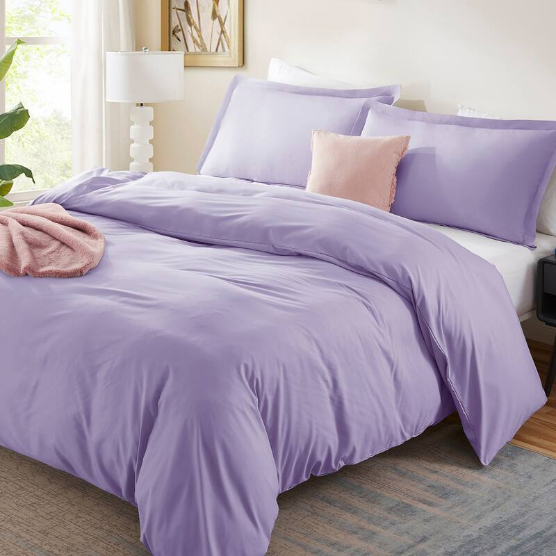 Emperyan 7 PC Bedding Set, Luxury Microfiber Duvet Cover With Sheets Bed Sets