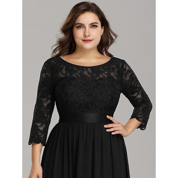 black tie dresses for plus size ladies