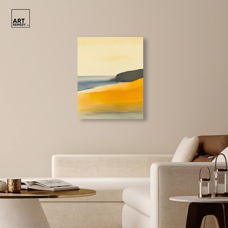 Glistening Beach Dreams II Canvas by Art Remedy, Gallery Wrapped