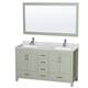 Option Light Green / Brushed Nickel Hardware
