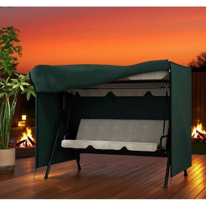 Weatherproof Hammock Swing Cover with UV Protection & Adjustable Drawstring