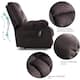 Massage and Manual Recliner Chair with Convenient pocket